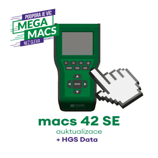 Aktualizace vč. HGS-Data pro macs 42 SE