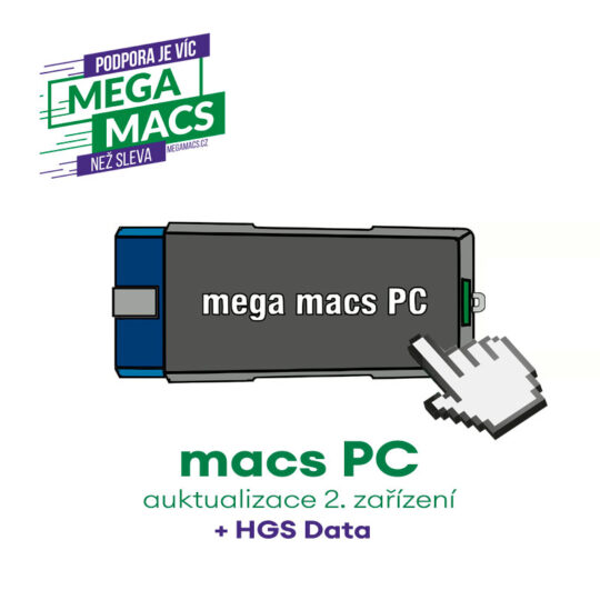 Aktualizace vč. HGS-Data pro macs PC (2. zařízení)